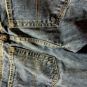 Men’s red camel jeans